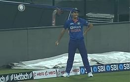 [Watch] Ravi Bishnoi takes catch on debut, but steps on boundary rope in 1st T20I vs West Indies