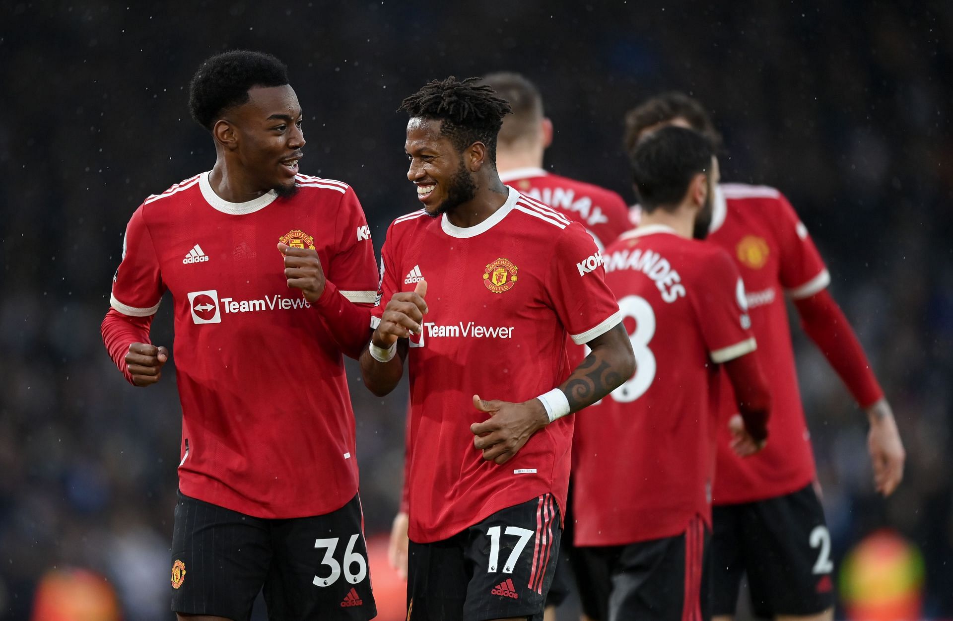 Elanga and Fred both scored after coming on for Manchester United against Leeds United.