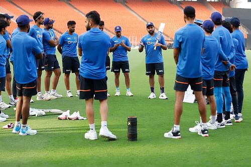 Rohit Sharma takes charge as full-time ODI captain (Credit: BCCI/Twitter)