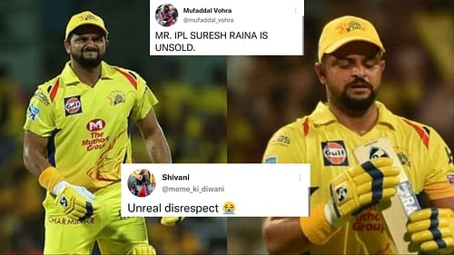 Raina went unsold in the first round of the IPL 2022 Mega Auction