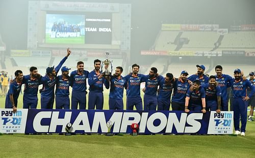 India overtook England to become the No.1 ranked T20 team in the world