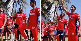 [Watch] Kagiso Rabada starts his Punjab Kings training for IPL 2022 with a customary 'burrah'