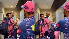 [WATCH] RR fielding coach teases Yuzvendra Chahal with "Yuzi bhai sexy" chant after IPL 2022 win over SRH