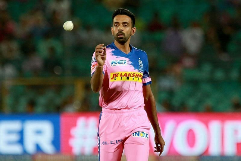 Dhawal Kulkarni in action for Rajasthan. Pic: BCCI