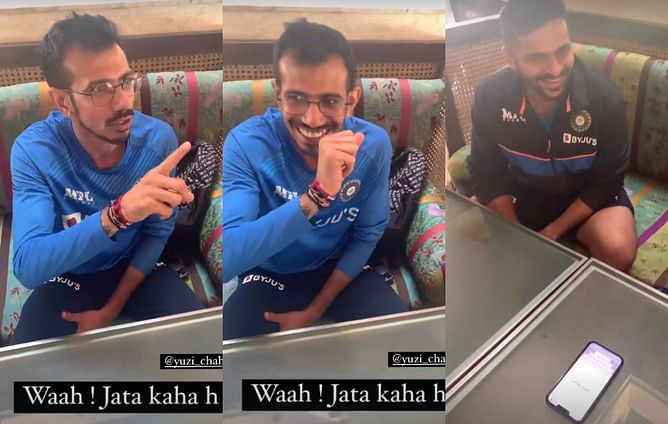 [Watch] Yuzvendra Chahal orders multiple items at NCA; teammates burst out laughing