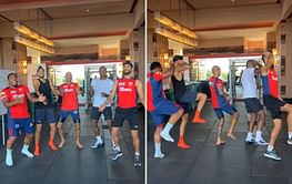 [Watch] "Punjabi tadka aur Carribean Masti" - Shikhar Dhawan teams up with PBKS teammates for a dance video