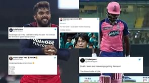 "Sanju Samson lives in Hasaranga's pocket!" - Fans roast RR skipper for failure against Hasaranga again during IPL 2022