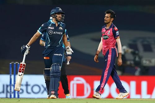 Abhinav Manohar (left) and Yuzvendra Chahal. Pic: IPLT20.COM
