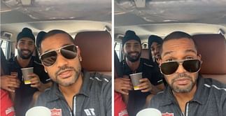 [Watch] "Don't drink and drive" - Shikhar Dhawan shares a hilarious video with PBKS teammates