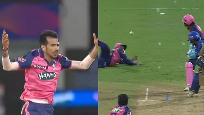 IPL 2022: [Watch] Karun Nair drops regulation catch to deprive Yuzvendra Chahal of hat-trick