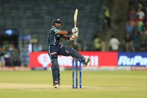 Wriddhiman Saha in action for the Gujarat Titans (GT). Pic: IPLT20.COM