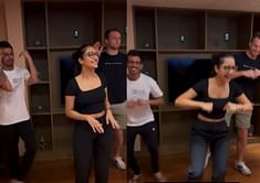 IPL 2022: "The pink between the Orange and the Purple" - Dhanashree Verma shakes a leg with Yuzvendra Chahal and Jos Buttler