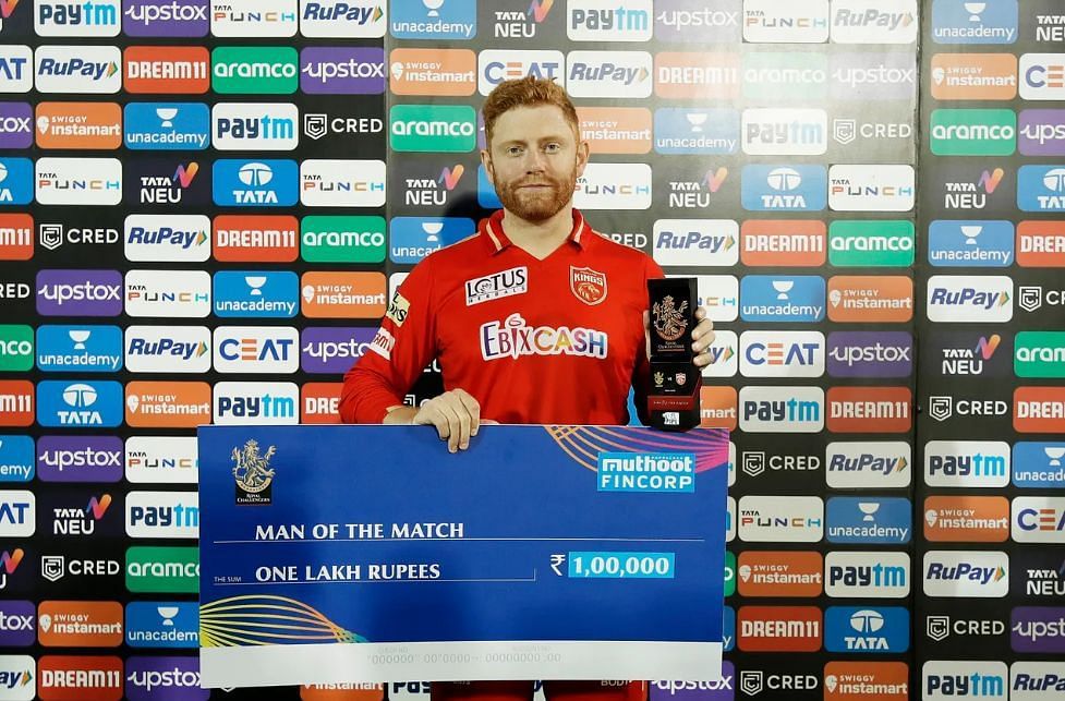 Jonny Bairstow was awarded the Player of the Match [P/C: iplt20.com]