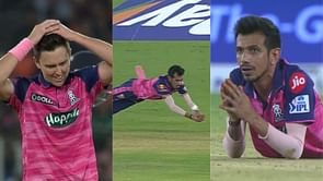 IPL 2022 Final: [Watch] Yuzvendra Chahal drops a dolly in critical 1st over vs Shubman Gill