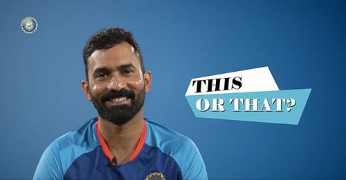 Team India batter Dinesh Karthik. Pic: BCCI
