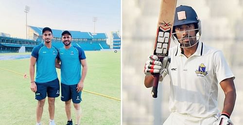 Wriddhiman Saha (R) has been replaced by Shakir Habib Gandhi (L) in the Bengal squad for Ranji Trophy knockouts