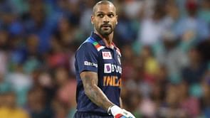 "I don't see his name popping up" - Sunil Gavaskar reckons Shikhar Dhawan is out of race to make India's T20 World Cup squad