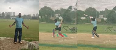 [WATCH] "Back in the nets" - Shikhar Dhawan shares video of batting session
