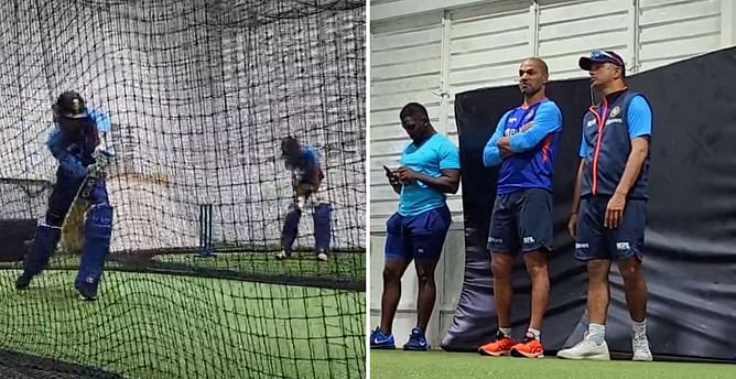 [Watch] Team India move indoors to gear up for 1st ODI vs West Indies