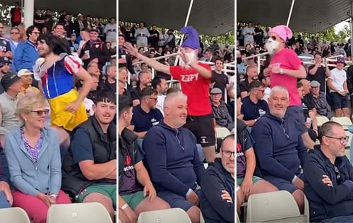 Fans spotted having a gala time during the fifth Test between India and England. (Pics: Instagram)