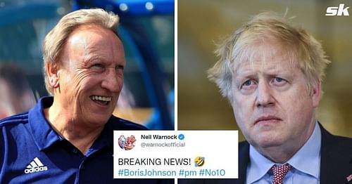 Neil Warnock jokingly puts his name forward to replace Boris Johnson