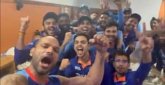 [WATCH] Shikhar Dhawan leads Team India’s energetic victory celebrations after 2nd ODI against West Indies