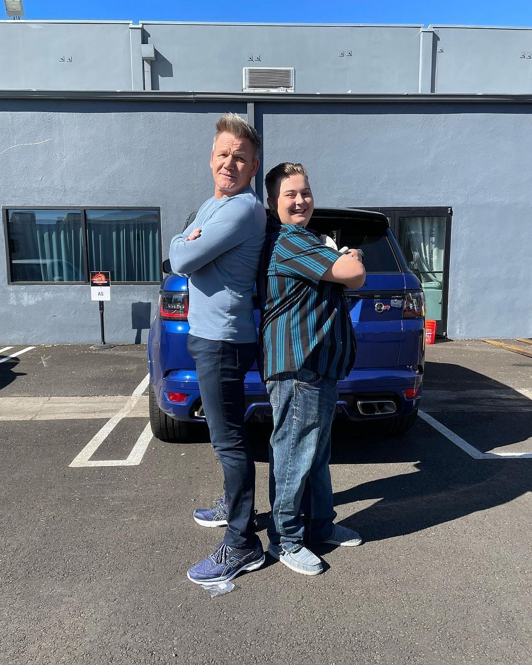 Shayne and Gordon Ramsay (Image via Instagram/@shayne__wells75)