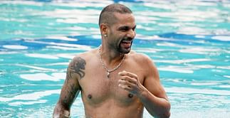 Shikhar Dhawan and Shreyas Iyer enjoy in a picturesque Trinidad pool ahead of 1st IND vs WI ODI