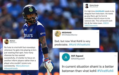 Virat Kohli was dismissed for 16 against England on Thursday.