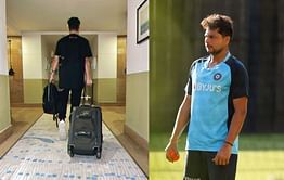 "Can't wait to join my teammates" - Kuldeep Yadav heads to West Indies for T20I series