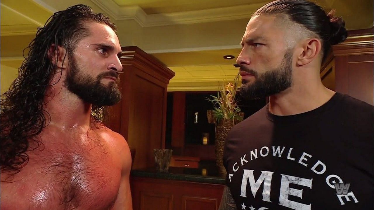 WWE सुपरस्टार्स सैथ रॉलिंस और रोमन रेंस