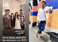 “Sorry Yuzi, we didn’t miss you” - Suryakumar Yadav hilariously trolls leg-spinner while sharing picture with Dhanashree Verma