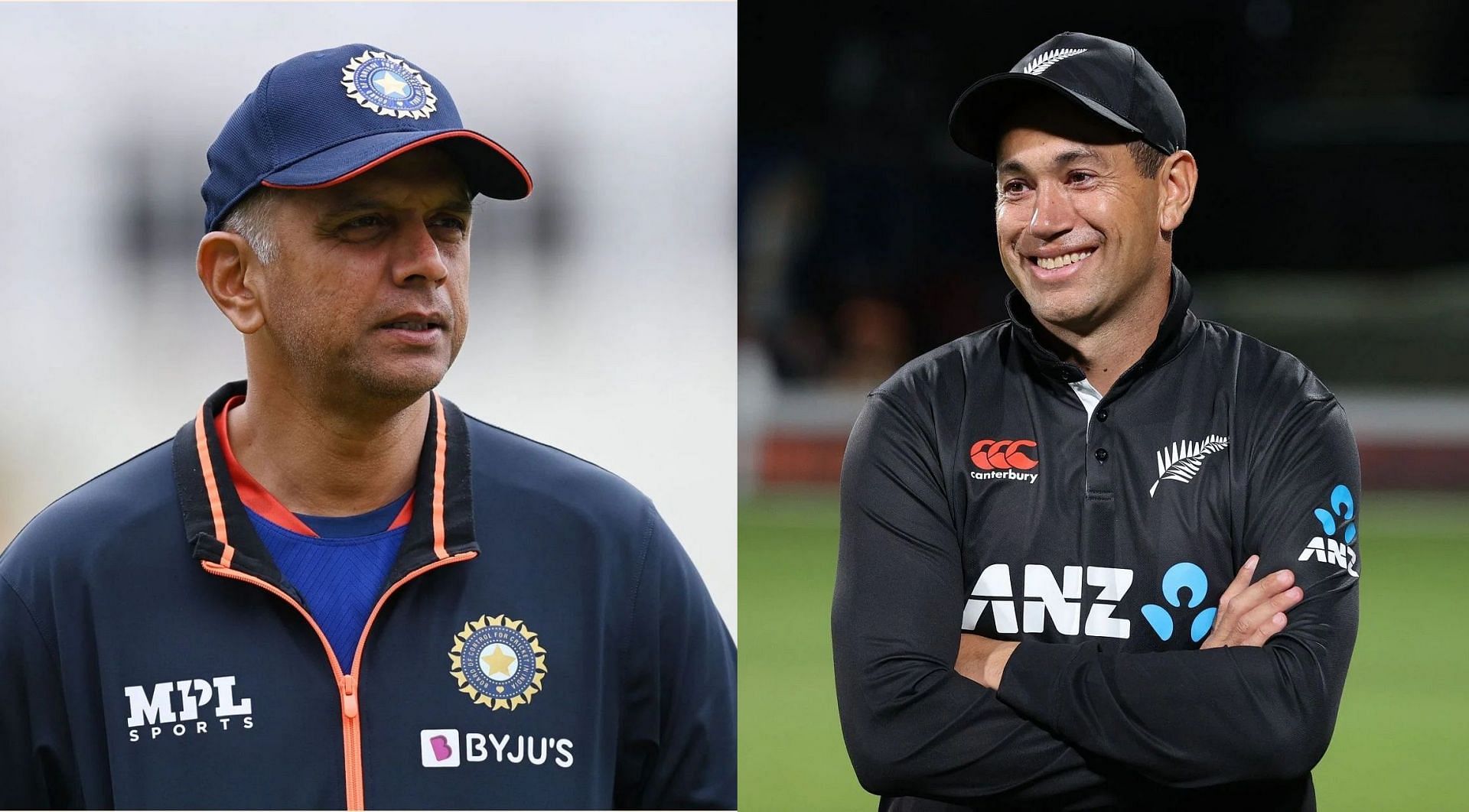 Rahul Dravid (left) and Ross Taylor. Pics: Getty Images