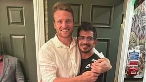 “Jab we met in London”- Yuzvendra Chahal reunites with Rajasthan Royals opener Jos Buttler