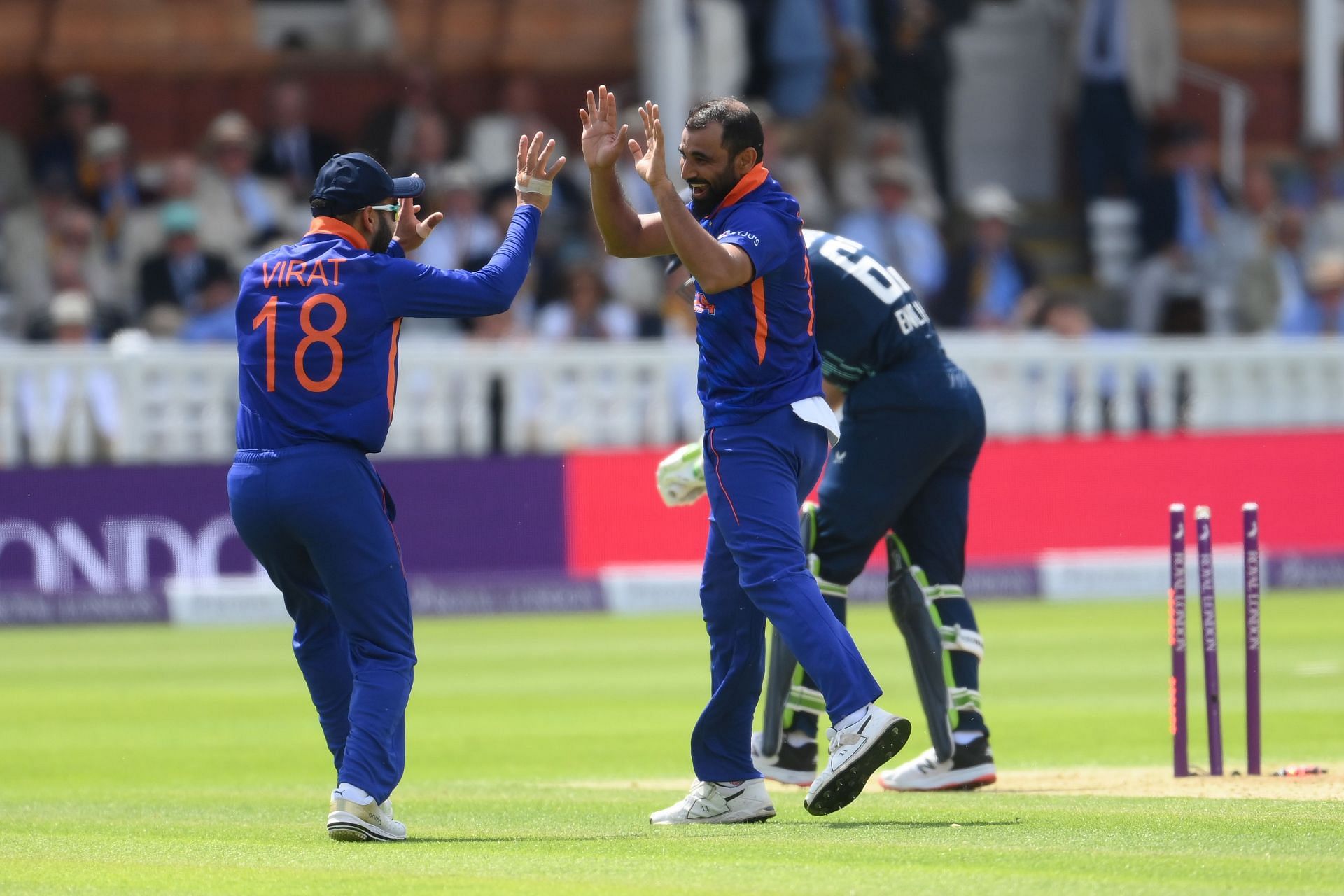 Mohammed Shami in action in an ODI against England. (Credits: Getty)
