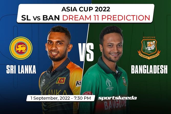 SL vs BAN Dream11 Prediction: Fantasy Cricket Tips, Today's Playing 11, Player Stats, Pitch Report for Asia Cup 2022, Match 5
