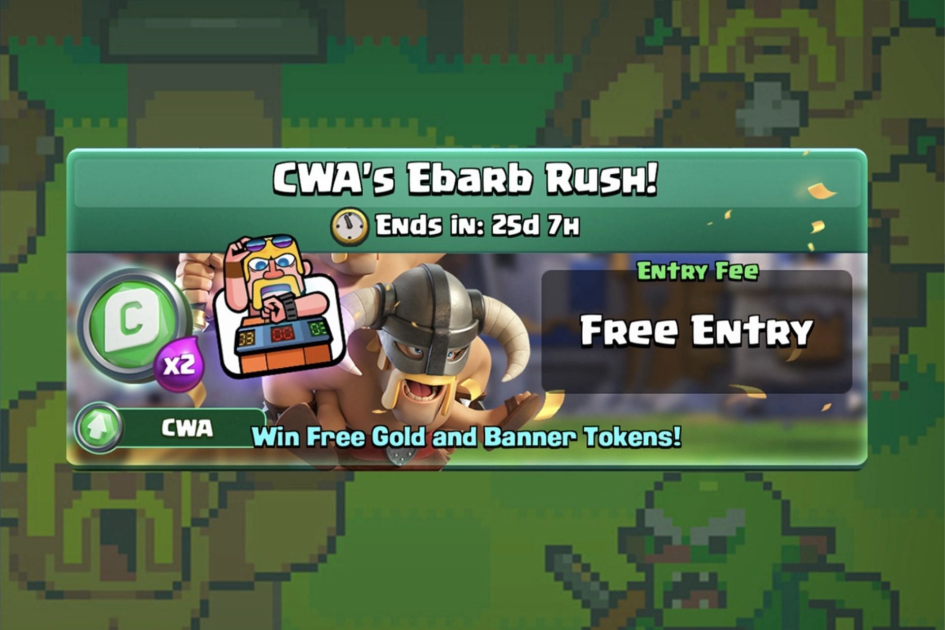 CWA&#039;s Ebarb Rush Challenge in Clash Royale (Image via sportskeeda)