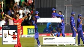 IND vs ZIM 2022: "Cricket has lost. Blue day in cricket"- Fans roast bowlers as Zimbabwe give India a real scare