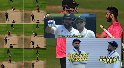 Fans react after Indian Test star batter's aggressive century in the Royal London One-Day Cup