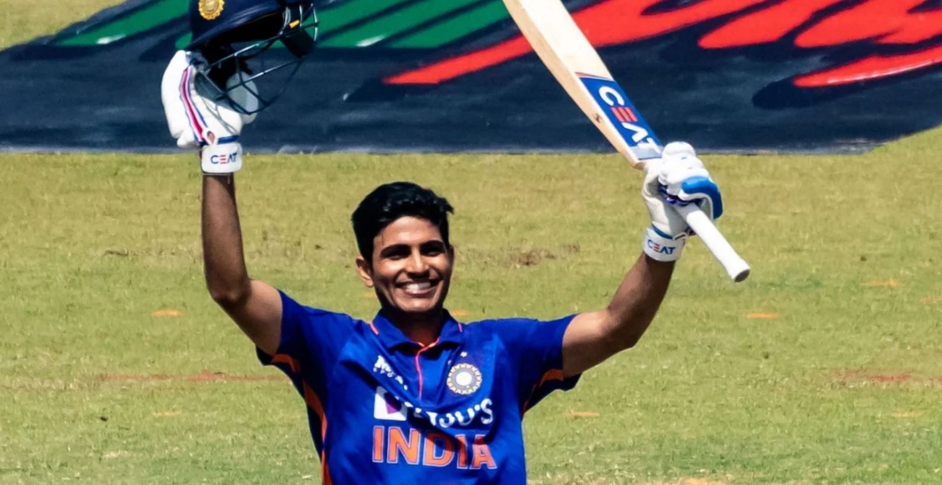 Shubman Gill scored his maiden international century in the final ODI against Zimbabwe.