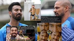 Top 10 funny memes after KL Rahul replaces Shikhar Dhawan as Team India captain for the Zimbabwe series