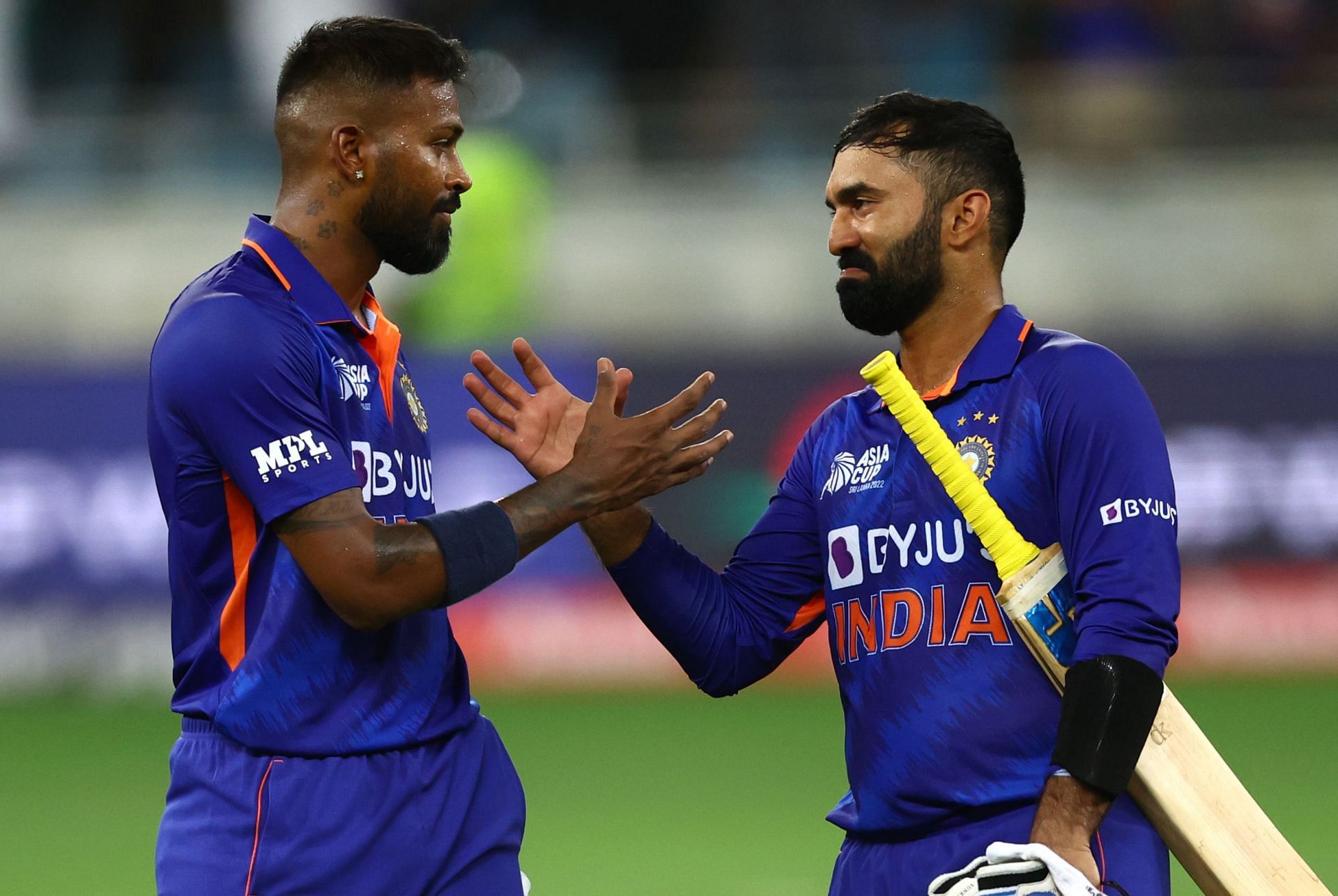 DK (right) has made a successful comeback to international cricket. Pic: Getty Images