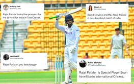 "Another all-format player for India in the making" - Twitterati laud Rajat Patidar's stunning century on India A debut