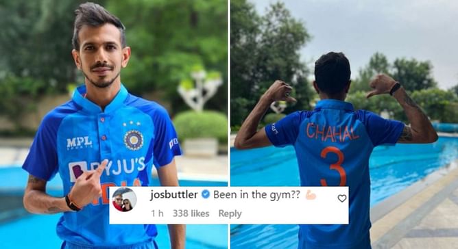 [In Picture] “Been in the gym?” – RR's Jos Buttler takes a funny dig at Yuzvendra Chahal ahead of IND vs AUS 2022