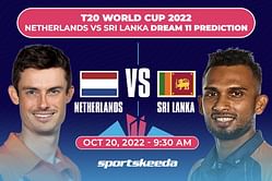 SL vs NED Dream11 Prediction: Fantasy Cricket Tips, Today's Playing 11, Player Stats, Pitch Report for ICC Men's T20 World Cup 2022, Match 9
