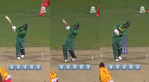T20 World Cup 2022: [WATCH] Quinton de Kock clobbers Tendai Chatara for 23 runs in an over in South Africa vs Zimbabwe match