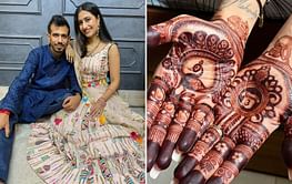 Dhanashree Verma flaunts special 'Mehendi' featuring Yuzvendra Chahal's jersey on Karwa Chauth