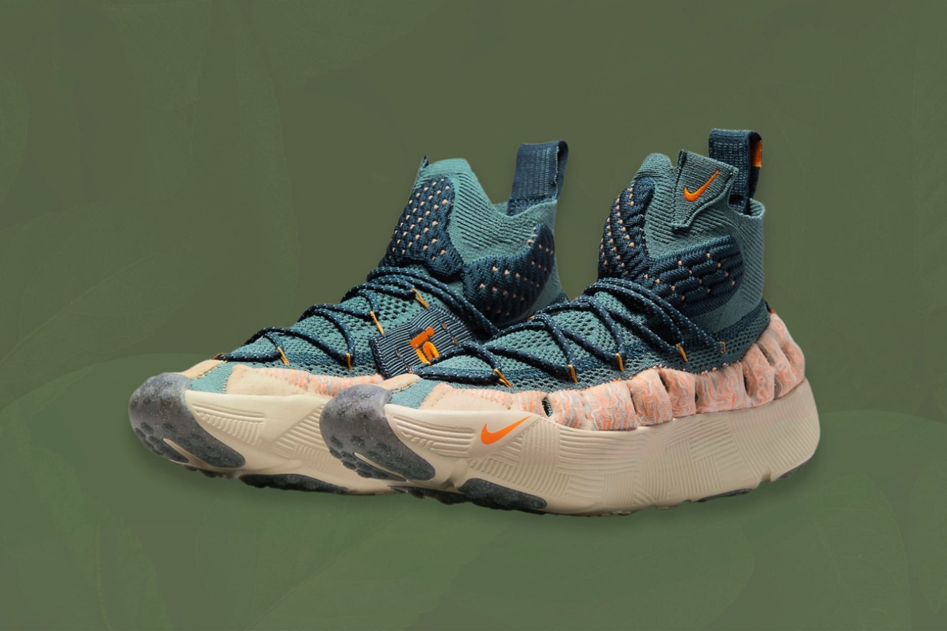 Nike ISPA Sense Flyknit Blue Orange (Image via Nike)