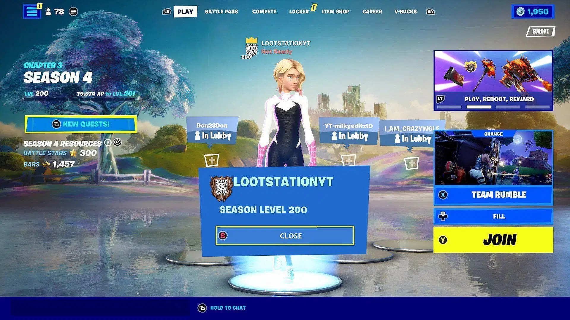 Players can now claim Super Styles in Fortnite. (Image via Sportskeeda)