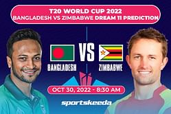 BAN vs ZIM Dream11 Prediction: Fantasy Cricket Tips, Today's Playing 11, Player Stats, Pitch Report for ICC Men's T20 World Cup 2022, Match 28